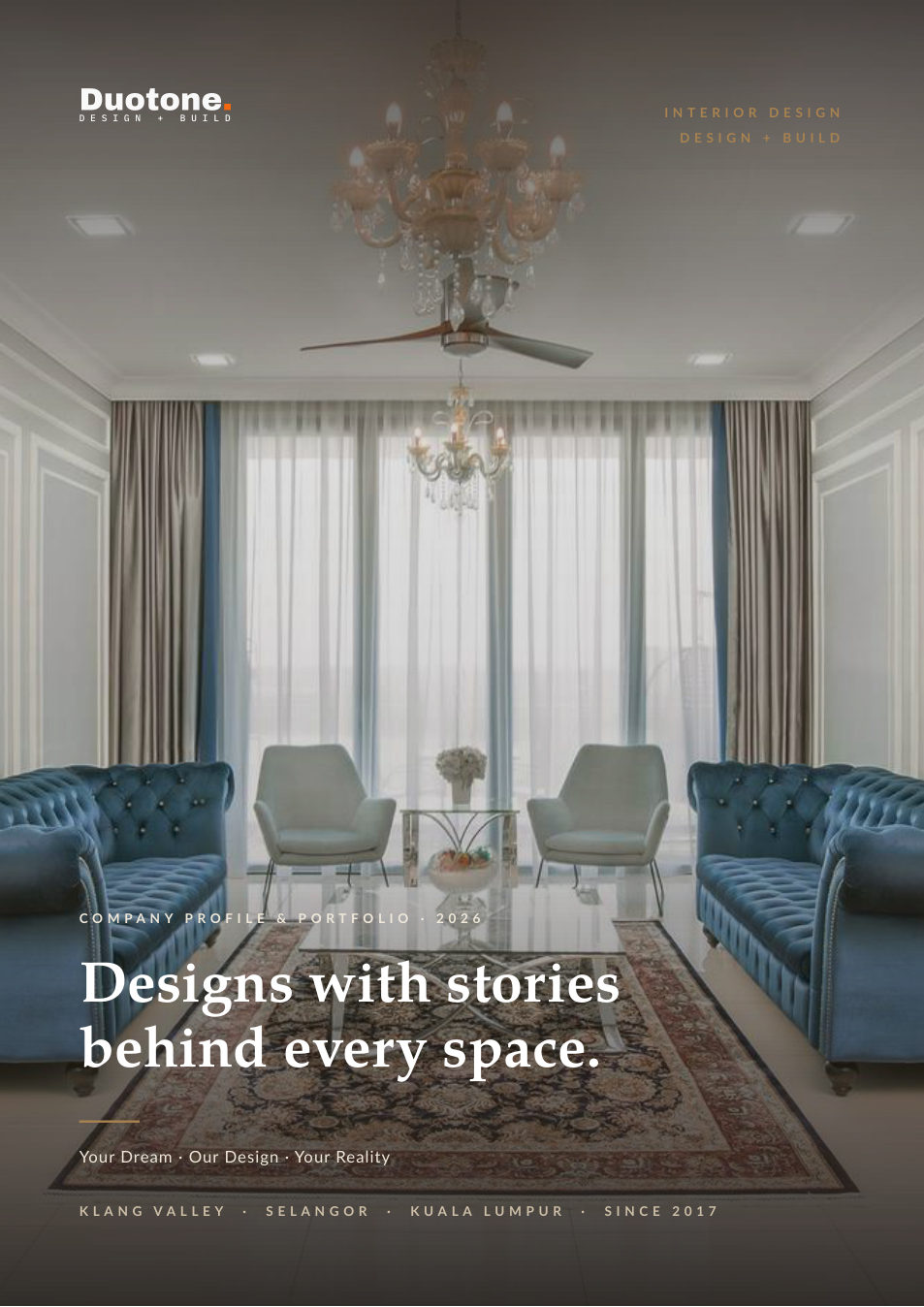 Cover of the Duotone Company Profile and Portfolio 2026 brochure